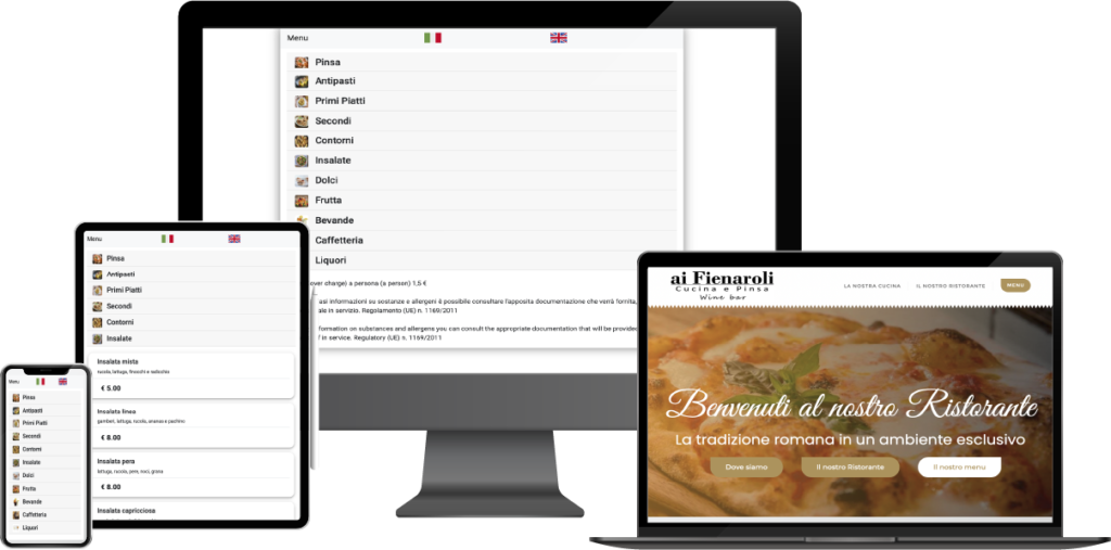 menu digitale ristorante qr code